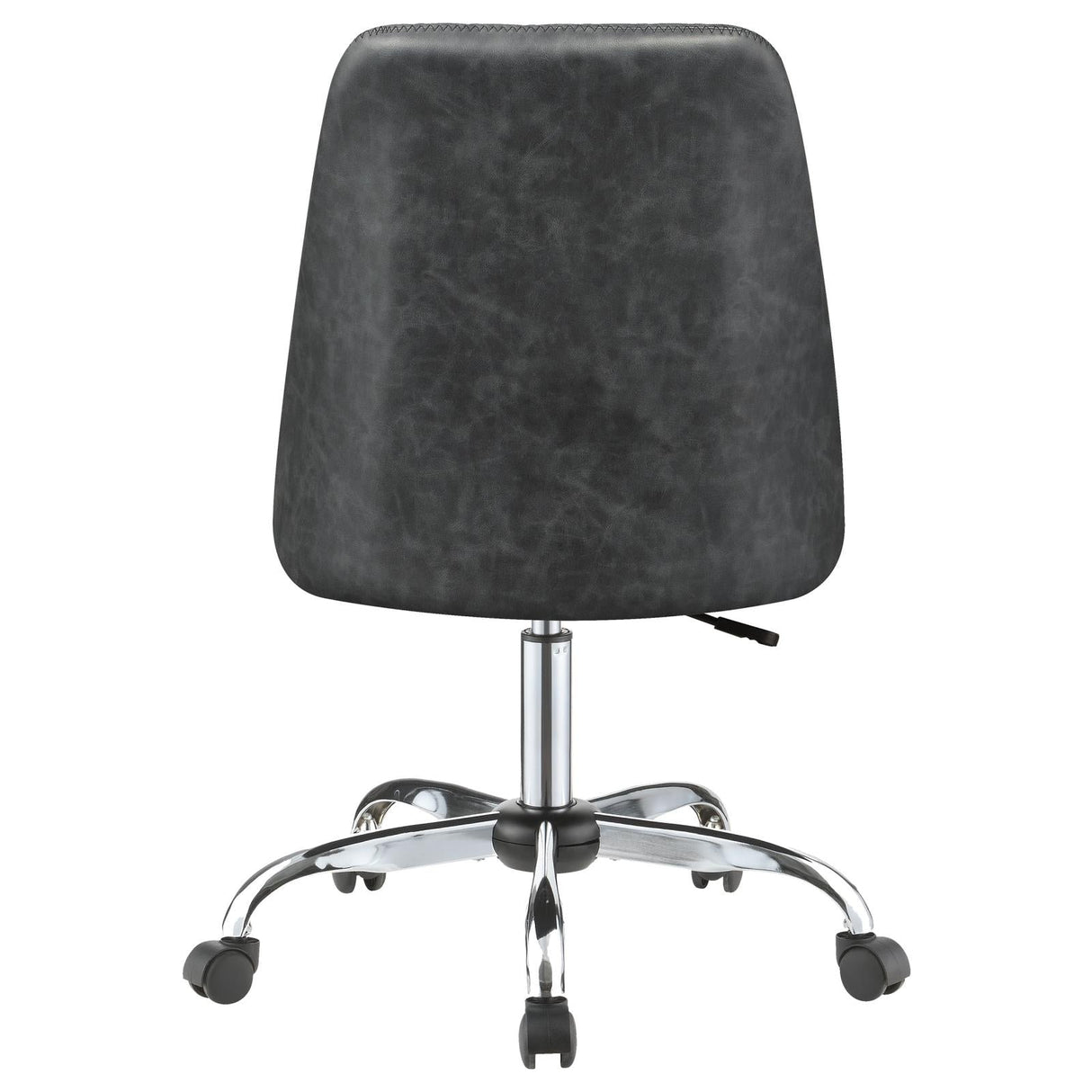 Althea Gray/Chrome Upholstered Tufted Back Office Chair