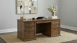 Altidore Distressed Brown 68-inch 7-drawer Executive Home Office Desk by Coaster at Eve Furniture