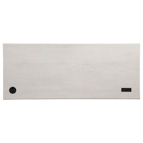 Altidore Distressed White 68-inch 7-drawer Executive Home Office Desk by Coaster at Eve Furniture