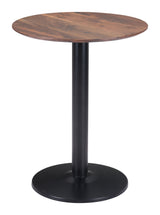 Alto Brown & Black Bistro Table by Zuomod at Eve Furniture