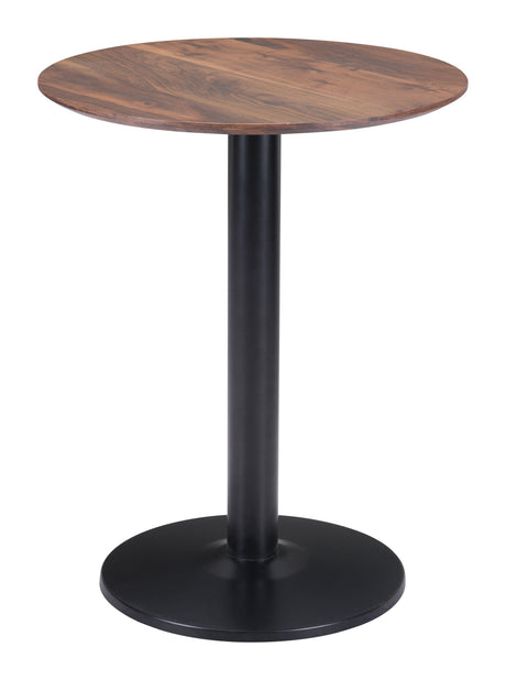 Alto Brown & Black Bistro Table by Zuomod at Eve Furniture