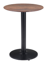 Alto Brown & Black Bistro Table by Zuomod at Eve Furniture