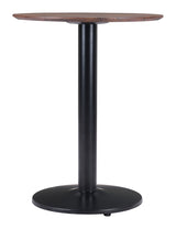 Alto Brown & Black Bistro Table by Zuomod at Eve Furniture