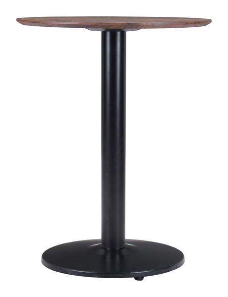 Alto Brown & Black Bistro Table by Zuomod at Eve Furniture
