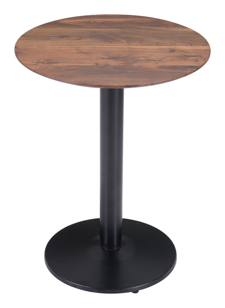 Alto Brown & Black Bistro Table by Zuomod at Eve Furniture