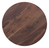 Alto Brown & Black Bistro Table by Zuomod at Eve Furniture
