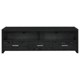 Alton Black Oak 62" 3-Drawer TV Console by Coaster at Eve Furniture