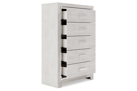 Altyra White Chest of Drawers by Ashley at Eve Furniture