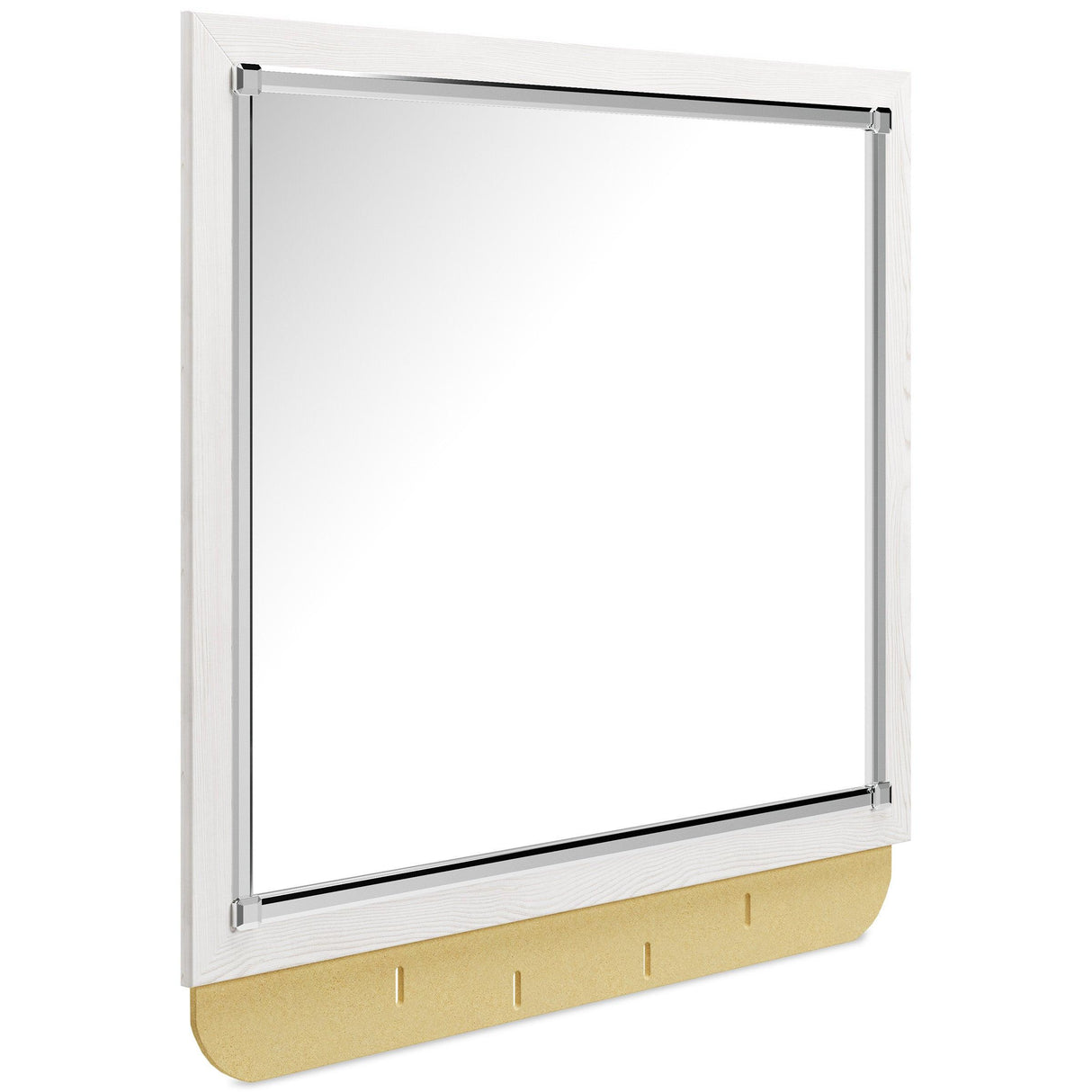 Altyra White LED Bookcase Upholstered Panel Bedroom Set by Ashley at Eve Furniture