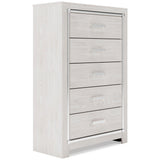 Altyra White LED Upholstered Panel Youth Bedroom Set by Ashley at Eve Furniture