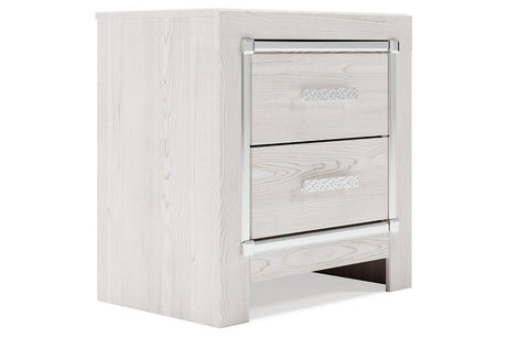 Altyra White Nightstand by Ashley at Eve Furniture