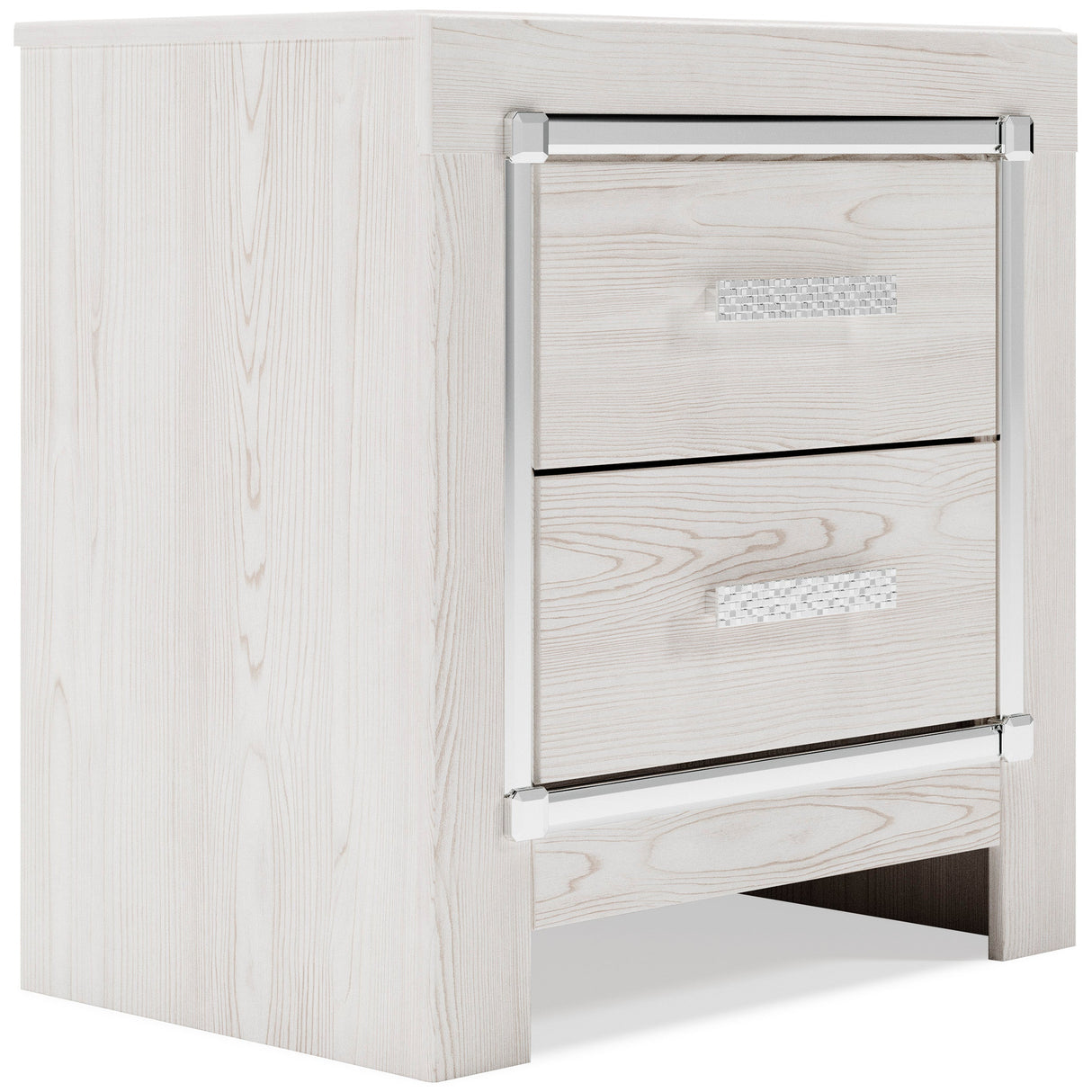 Altyra White Upholstered LED Storage Platform Bedroom Set by Ashley at Eve Furniture