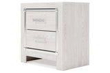 Altyra White Nightstand by Ashley at Eve Furniture