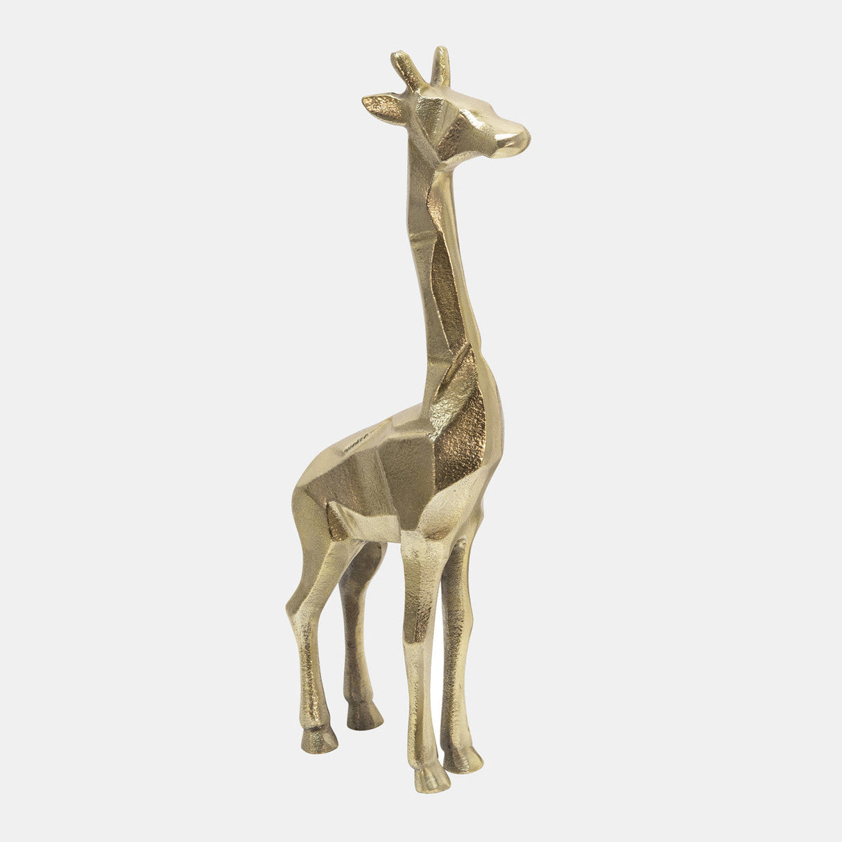 Aluminum 15" Giraffe Decor, Gold