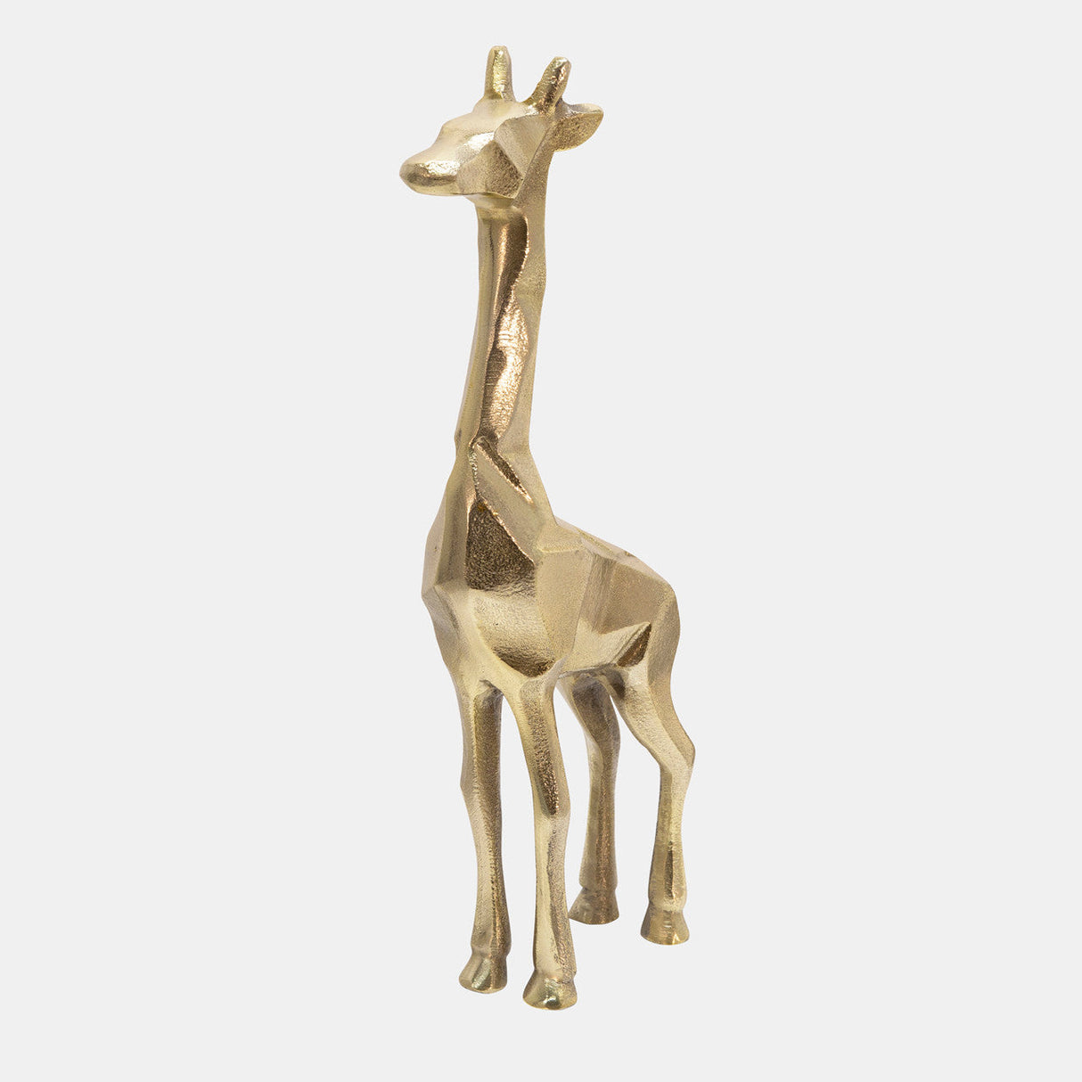 Aluminum 15" Giraffe Decor, Gold