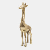 Aluminum 15" Giraffe Decor, Gold