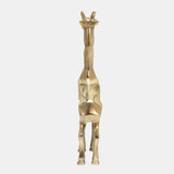 Aluminum 15" Giraffe Decor, Gold