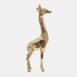 Aluminum 15" Giraffe Decor, Gold