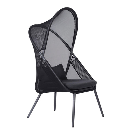 Alverta Black Foldable Chair, Set of 2 by Furniture of America at Eve Furniture