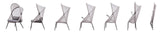 Alverta Light Gray Foldable Chair, Set of 2 by Furniture of America at Eve Furniture