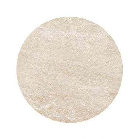 Alvik Light Beige Round End Table by Furniture of America at Eve Furniture