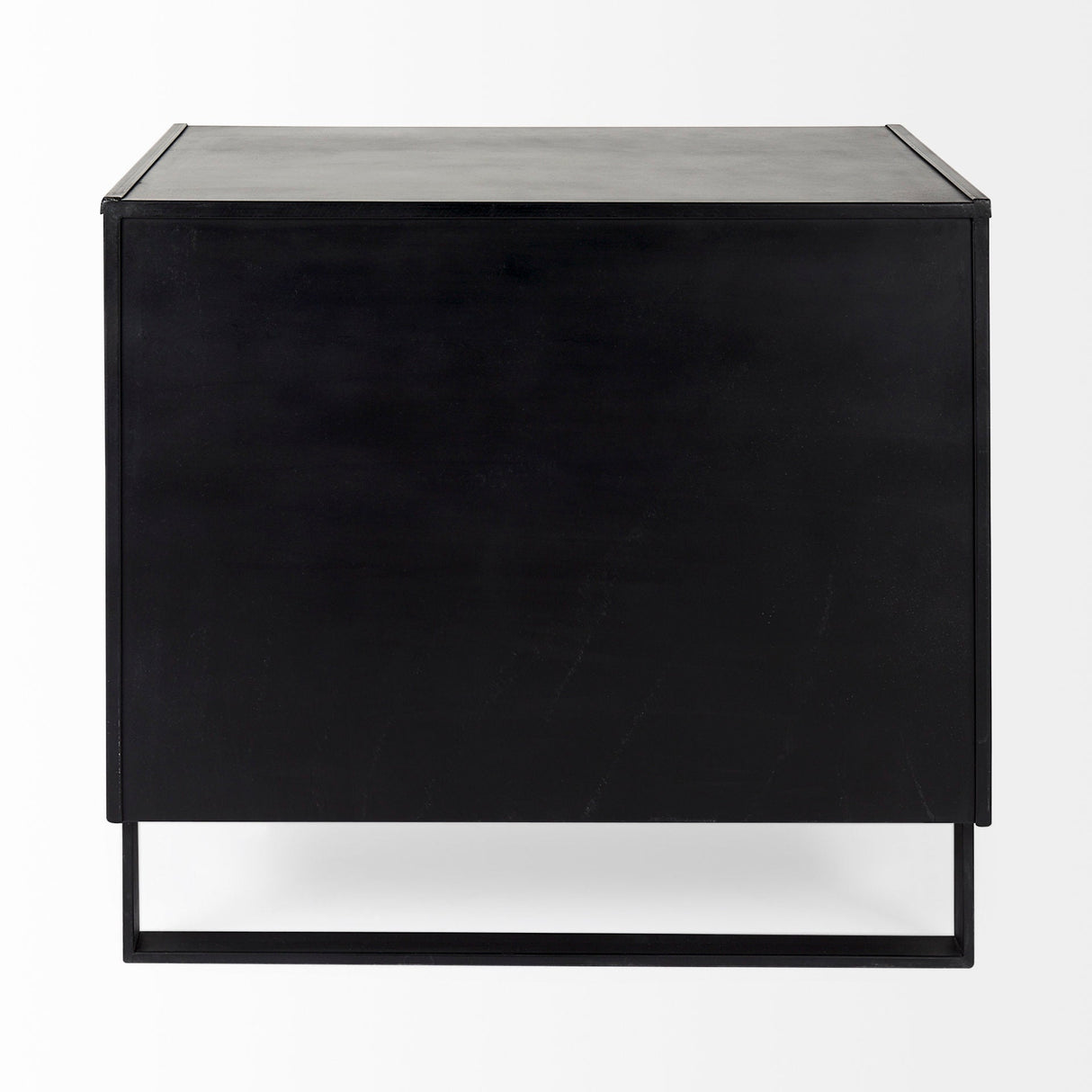 Alvin 34.5L x 21.5W x 30.0H Wood W/Metal Framing Accent Cabinet by Mercana at Eve Furniture