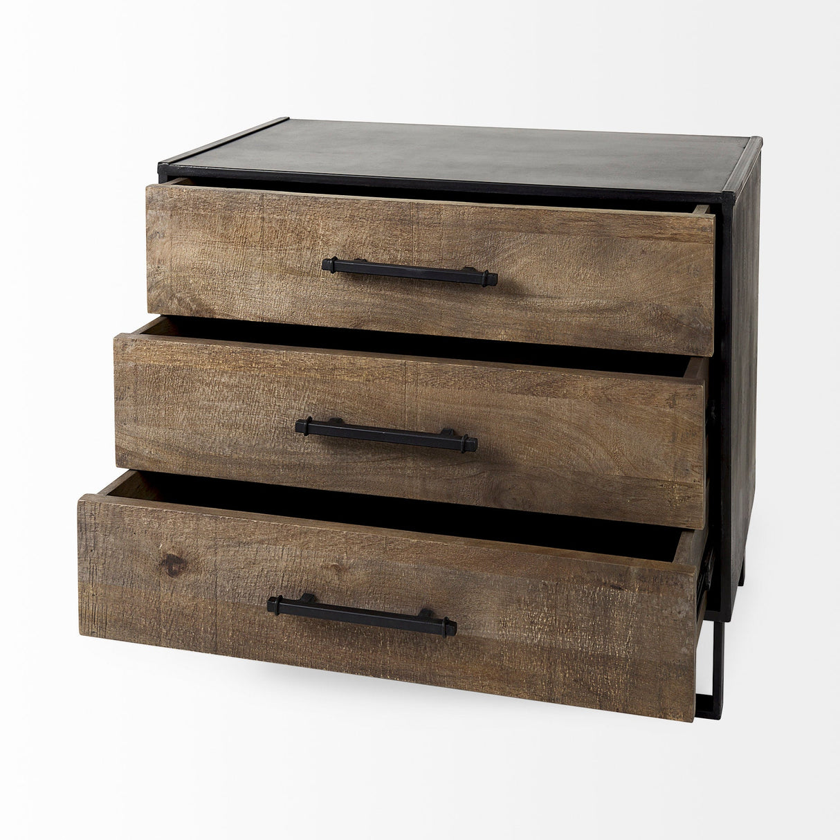Alvin Wood W/Metal Framing Accent Cabinet by Mercana at Eve Furniture