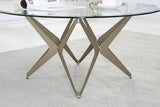 Alvise Champagne Coffee Table by Furniture of America at Eve Furniture