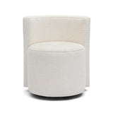 Alyssa Cream Chenille Rolling Desk Chair by TOV Furniture at Eve Furniture