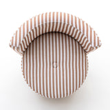 Alyssa Striped Performance Linen Rolling Desk Chair by TOV Furniture at Eve Furniture