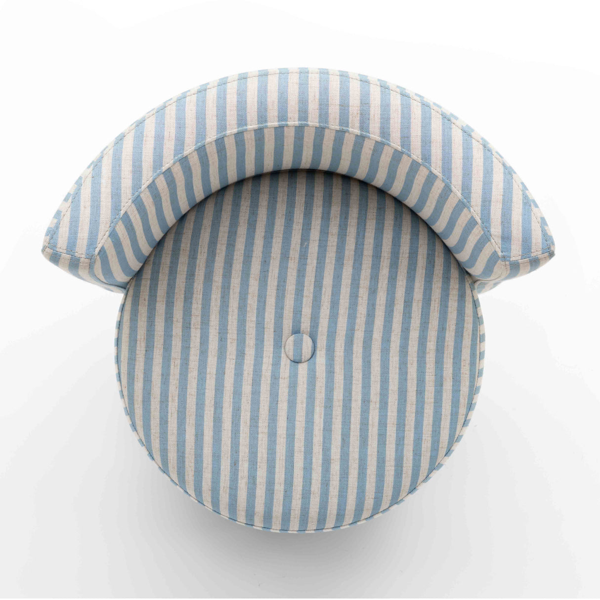 Alyssa Striped Performance Linen Rolling Desk Chair by TOV Furniture at Eve Furniture