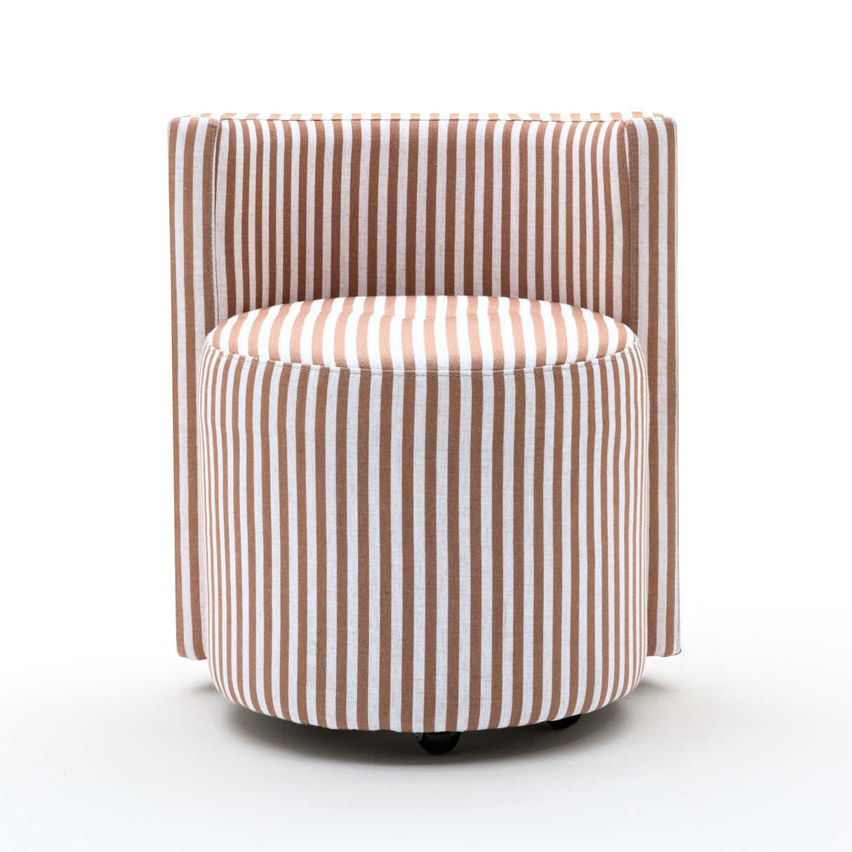 Alyssa Striped Performance Linen Rolling Desk Chair by TOV Furniture at Eve Furniture