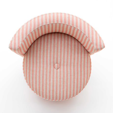 Alyssa Striped Performance Linen Rolling Desk Chair by TOV Furniture at Eve Furniture