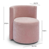 Alyssa Upcycled Velvet Rolling Desk Chair by TOV Furniture at Eve Furniture