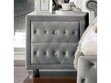 Alzir Gray Night Stand