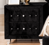 Alzire Black Night Stand