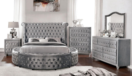 Alzir Gray Dresser by Furniture of America at Eve Furniture