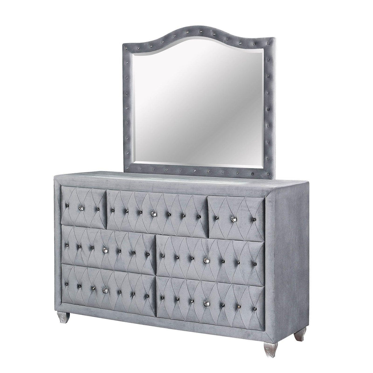 Alzir Gray Dresser by Furniture of America at Eve Furniture