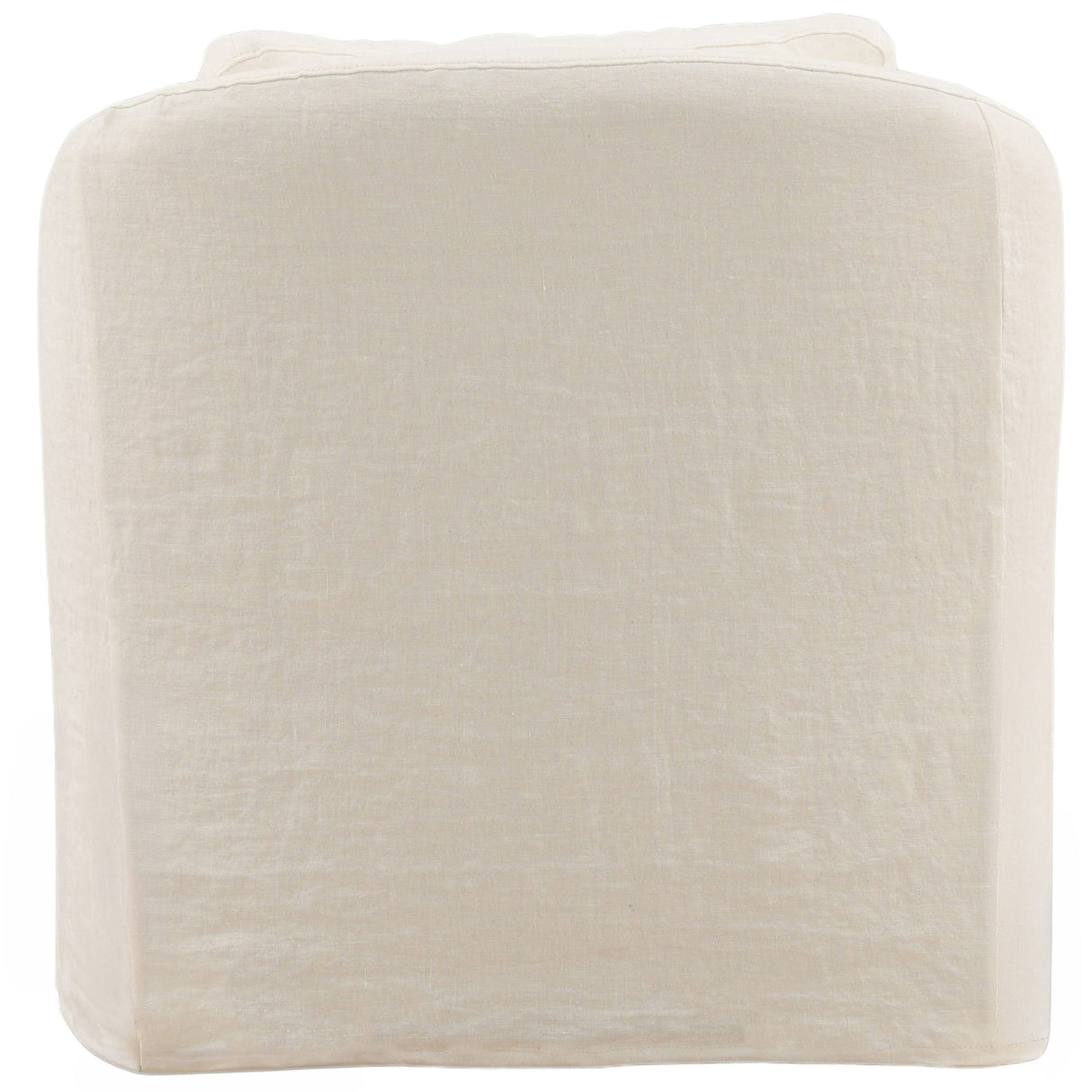 Ama Swivel Chair, Off-White by Dovetail at Eve Furniture