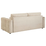 Amador Camel 2-Piece Chenille Upholstered Track Arm Living Room Set by Coaster at Eve Furniture