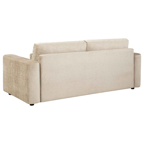 Amador Camel 3-Piece Chenille Upholstered Track Arm Living Room Set by Coaster at Eve Furniture