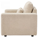 Amador Camel Chenille Upholstered Track Arm Accent Chair by Coaster at Eve Furniture
