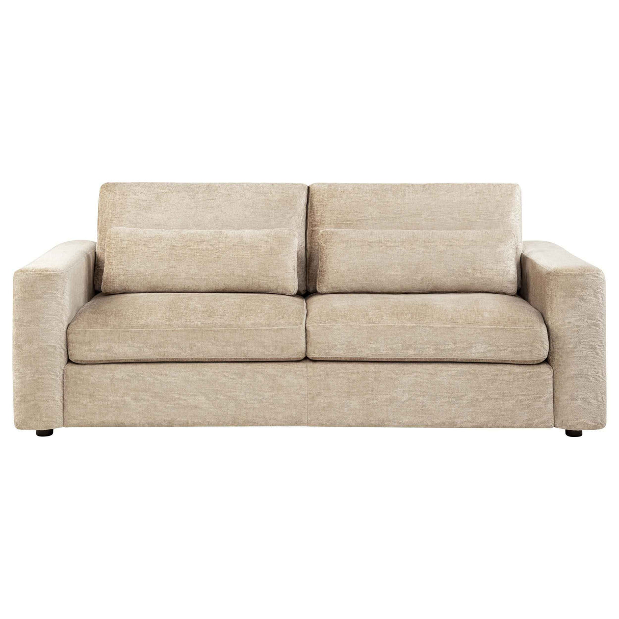 Amador Camel Chenille Upholstered Track Arm Sofa by Coaster at Eve Furniture