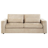 Amador Camel Chenille Upholstered Track Arm Sofa by Coaster at Eve Furniture