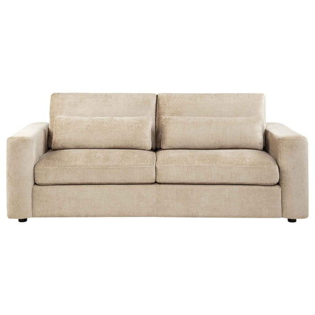 Amador Camel Chenille Upholstered Track Arm Sofa by Coaster at Eve Furniture