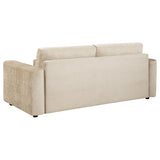 Amador Camel Chenille Upholstered Track Arm Sofa by Coaster at Eve Furniture
