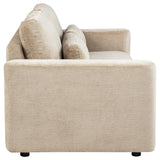 Amador Camel Chenille Upholstered Track Arm Sofa by Coaster at Eve Furniture