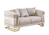 Amalfi Champagne Living Room Set by New Era Innovations at Eve Furniture