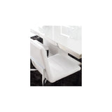 Amalfi Metal Back Chair in White Leather (Set of 2) by Modus Furniture at Eve Furniture