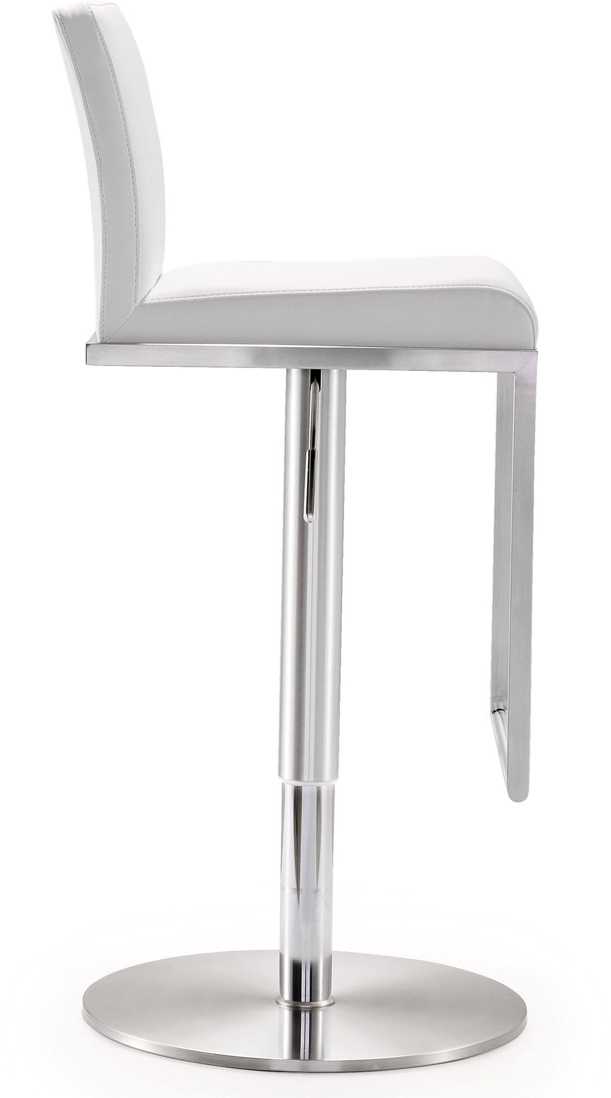 Amalfi Performance Vegan Leather Adjustable Stool by TOV Furniture at Eve Furniture